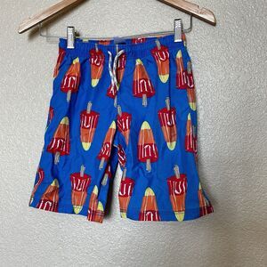 mini boden boys 7-8‎ Popsicle Swim Trunks Longer Lined